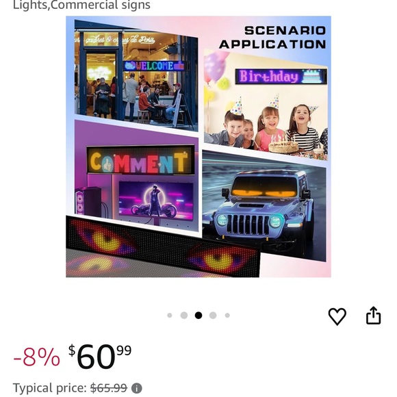 Red LED Matrix Panel for Vehicles - Picture 2 of 2